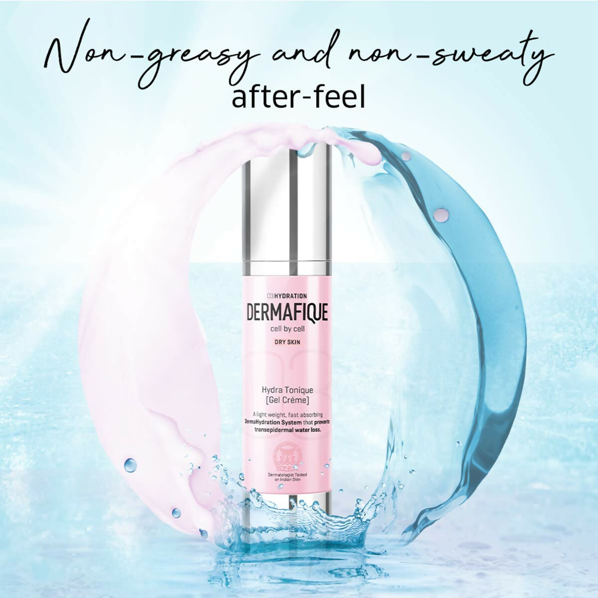 Dermafique Hydra Tonique Gel Creme With Shea Butter, Hydrating Moisturizer For Dry Skin