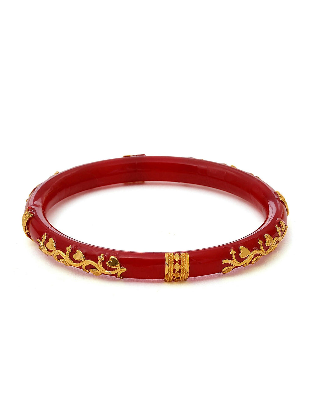 Ruby Raang Red Traditional Bangle