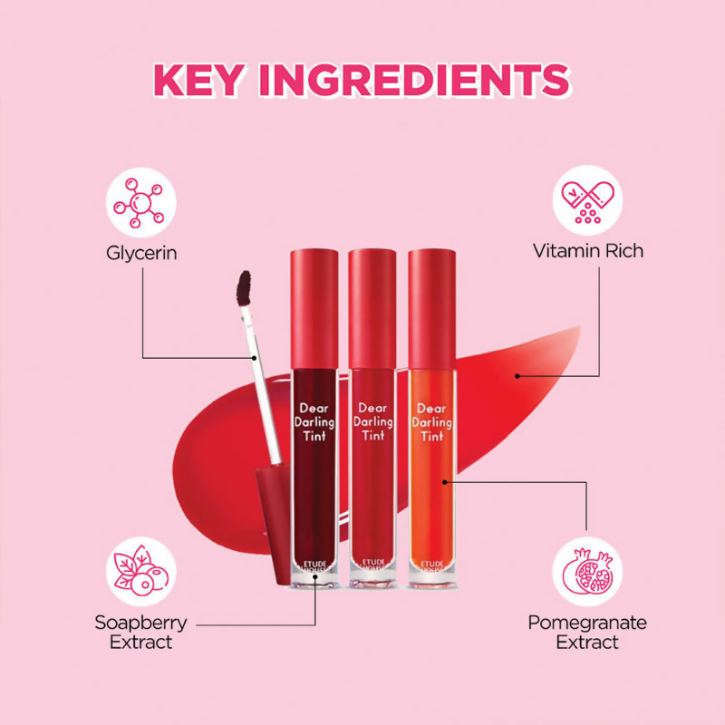 Etude House Dear Darling Water Gel Tint Lipstick - OR201