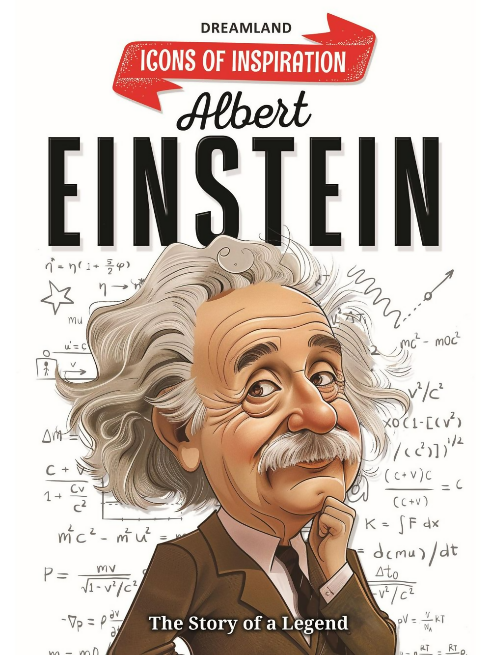 Dreamland Publications Albert Einstein Icons of Inspiration Illustrated Biography For Kids