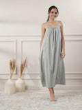 Joban Fashion Women's Grey Midi Dress