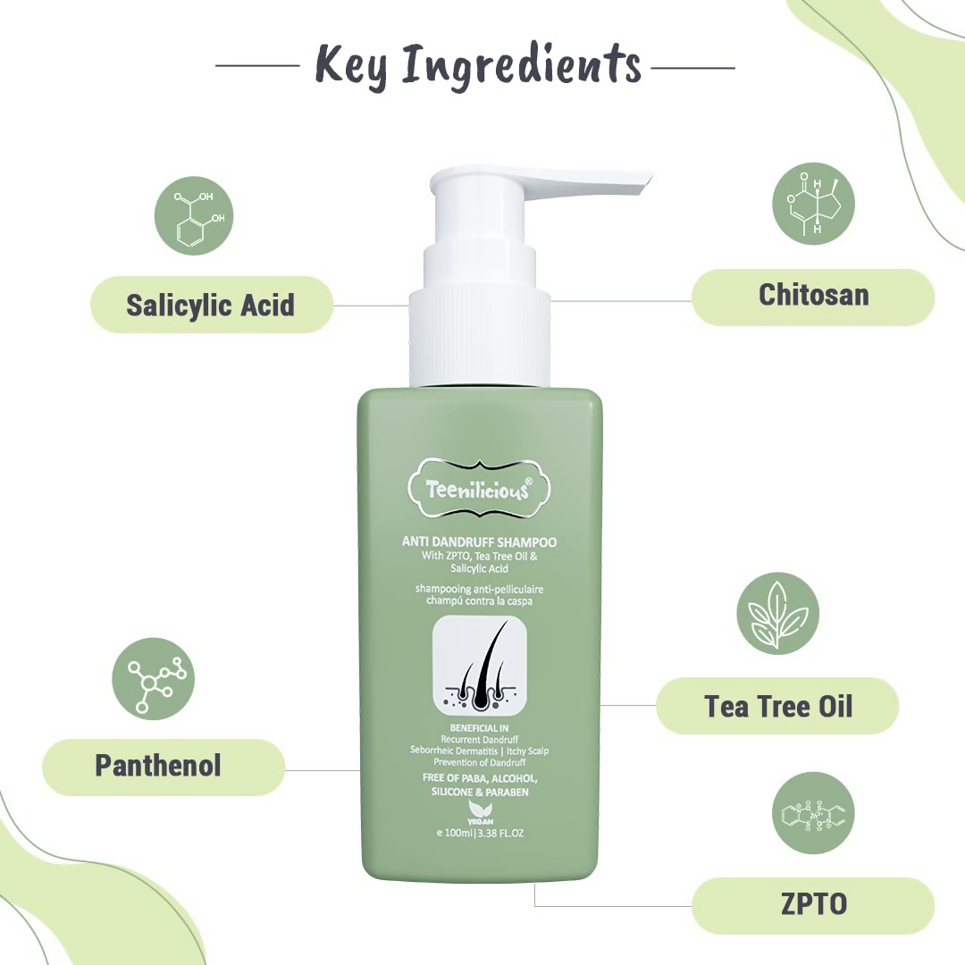 Teenilicious Anti Dandruff Shampoo With Natural Tea Tree Oil