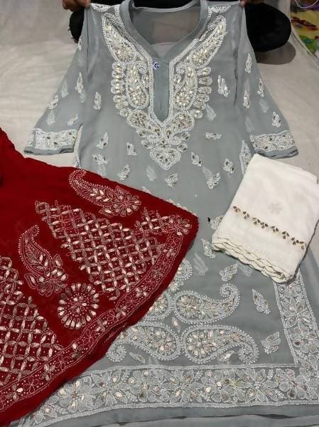 Arfa Fashion House New Collection Of Chikankari Gota Patti Lovers