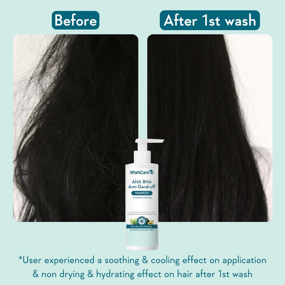 WishCare Aha Bha Anti-Dandruff Shampoo