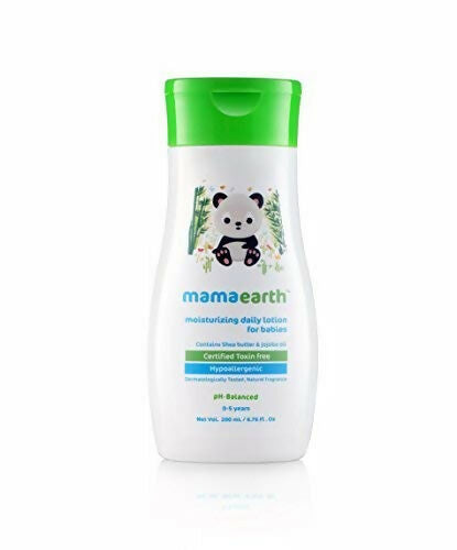 Mamaearth Daily Moisturizing Lotion & Dusting Powder with Organic Oatmeal & Arrowroot Powder for Babies