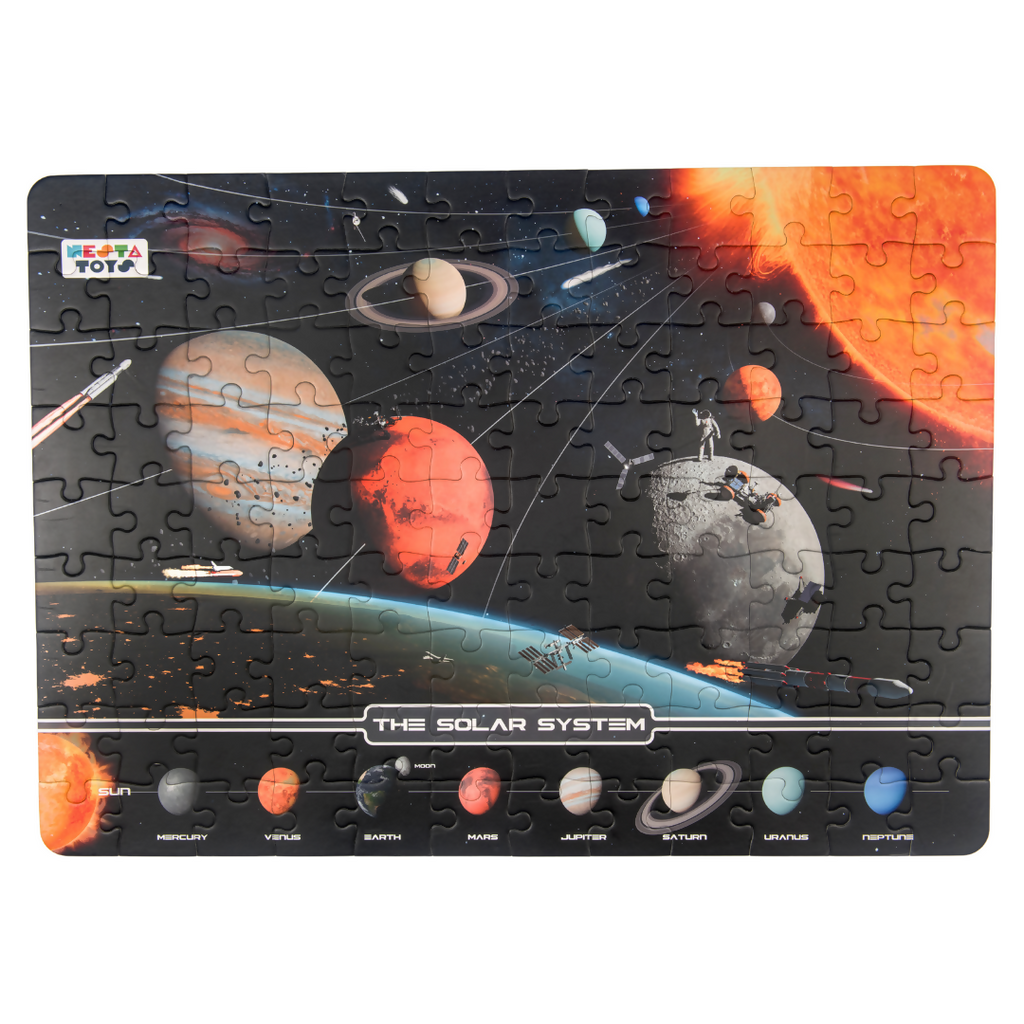 Nesta Toys Solar System Floor Puzzle , Space Jigsaw Puzzle for Kids, Educational Toys (6+ Years)