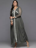 Ahalyaa Women's Traditional wear Kurta Set - Grey