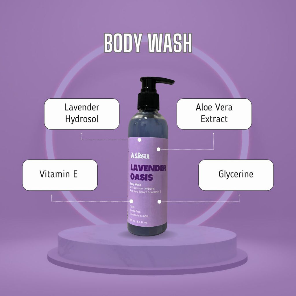 Atisa Lavender Oasis Body Wash