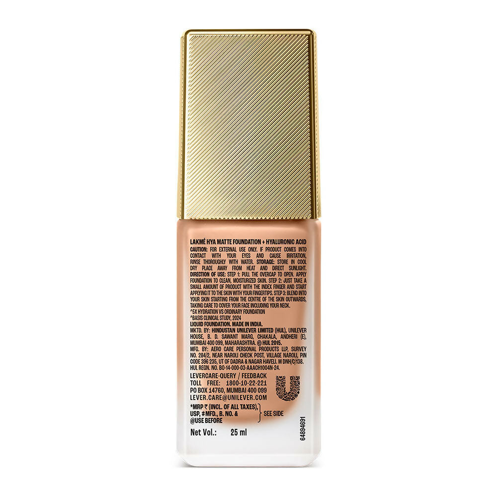 Lakme 9 To 5 Hya Matte Foundation + Hyaluronic Acid - Cool Cinnamon