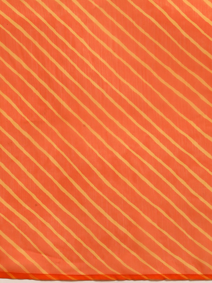 Ahalyaa Women's Traditional wear Saree - Orange